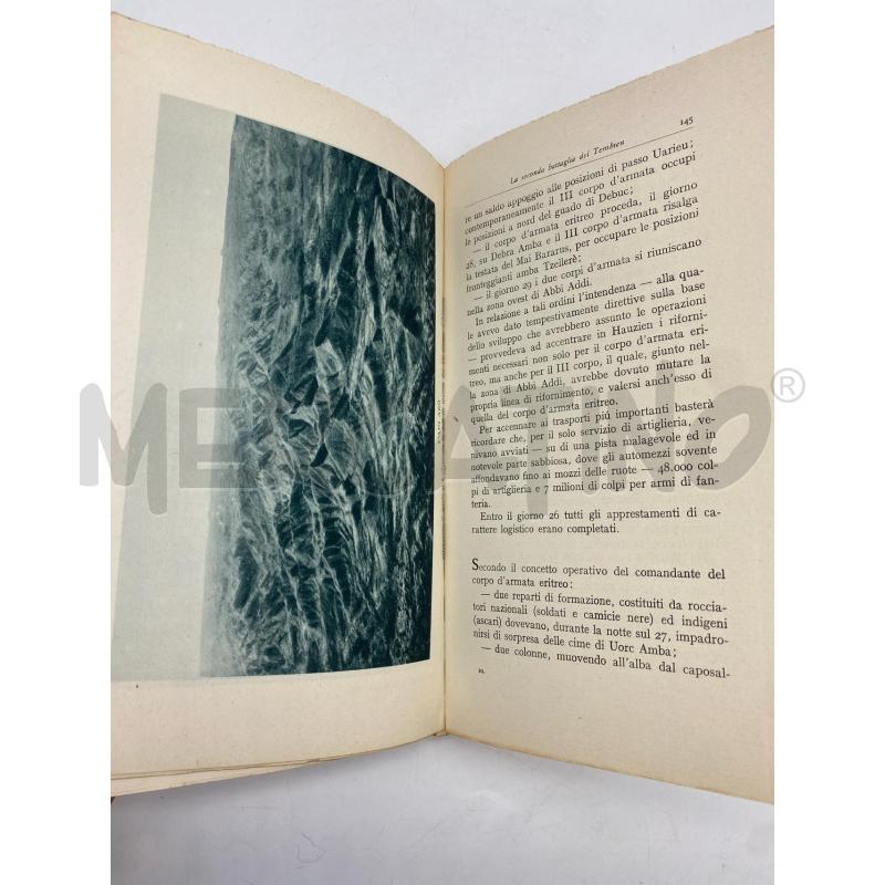 LIBRO GUERRA D'ETIOPIA | Mercatino dell'Usato Torino c.so traiano 3