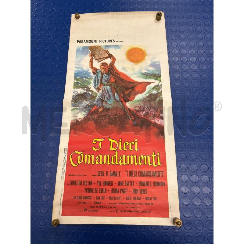 LOCANDINA I DIECI COMANDAMENTI 1957 PARAMOUN PICTURES | Mercatino dell'Usato Torino c.so traiano 1