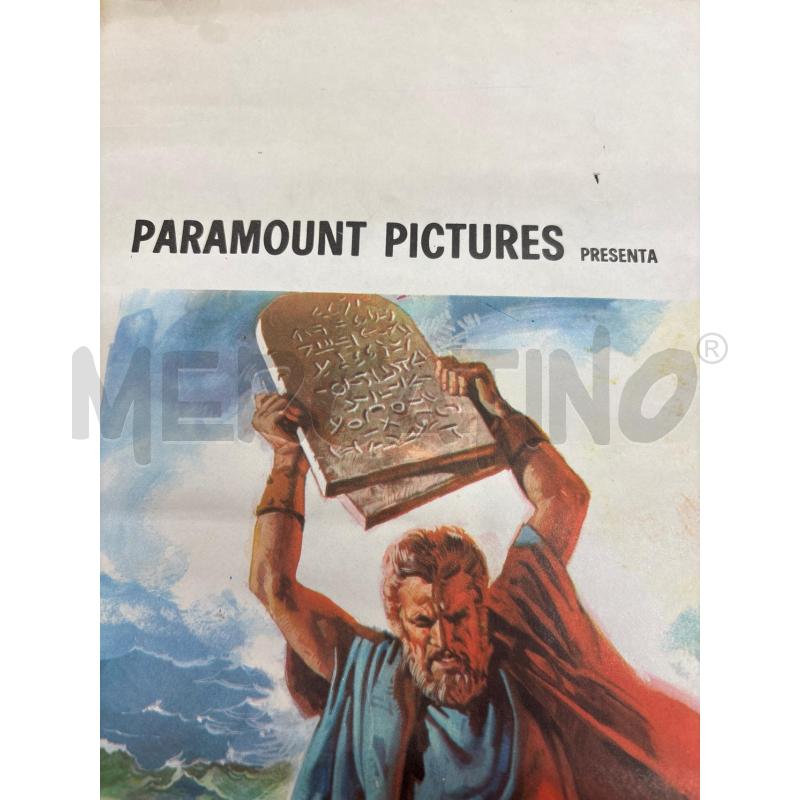 LOCANDINA I DIECI COMANDAMENTI 1957 PARAMOUN PICTURES | Mercatino dell'Usato Torino c.so traiano 4