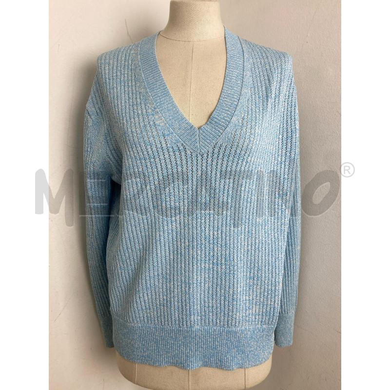 MAGLIA DONNA CALVIN KLEIN AZZURRA OVERSIZE | Mercatino dell'Usato Torino c.so traiano 1