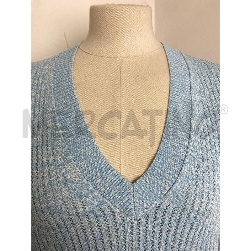 MAGLIA DONNA CALVIN KLEIN AZZURRA OVERSIZE | Mercatino dell'Usato Torino c.so traiano 3