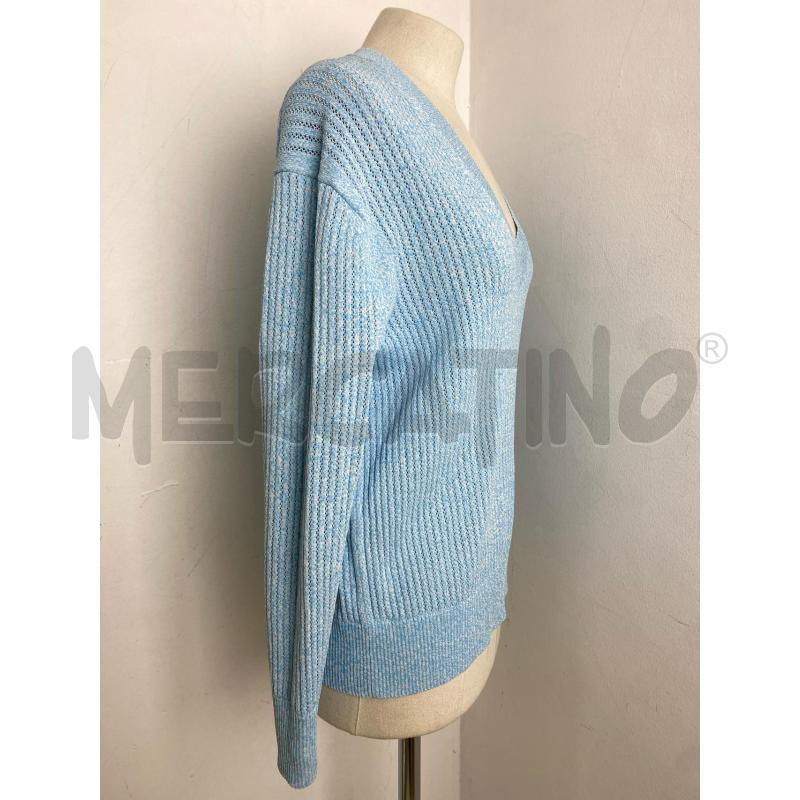 MAGLIA DONNA CALVIN KLEIN AZZURRA OVERSIZE | Mercatino dell'Usato Torino c.so traiano 4