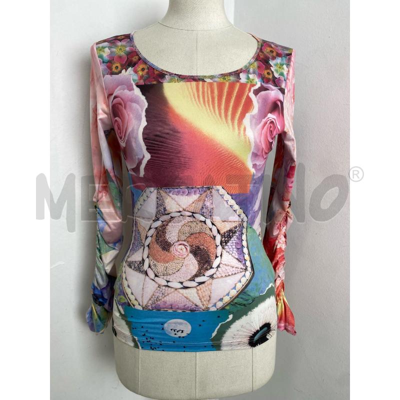 MAGLIA DONNA CLASS ROBERTO CAVALLI ROSE | Mercatino dell'Usato Torino c.so traiano 1