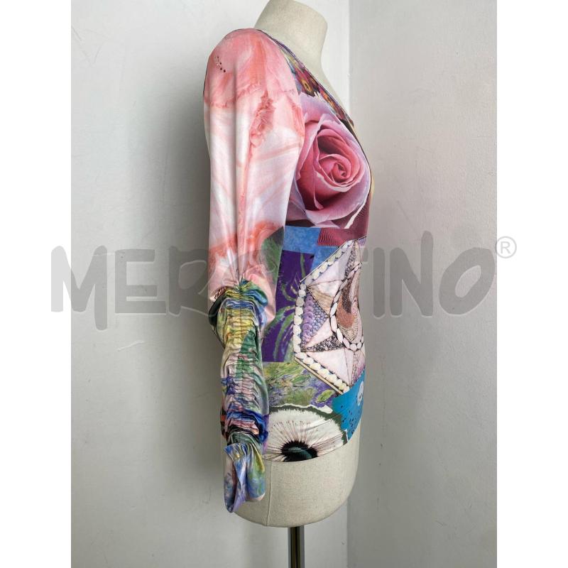 MAGLIA DONNA CLASS ROBERTO CAVALLI ROSE | Mercatino dell'Usato Torino c.so traiano 3