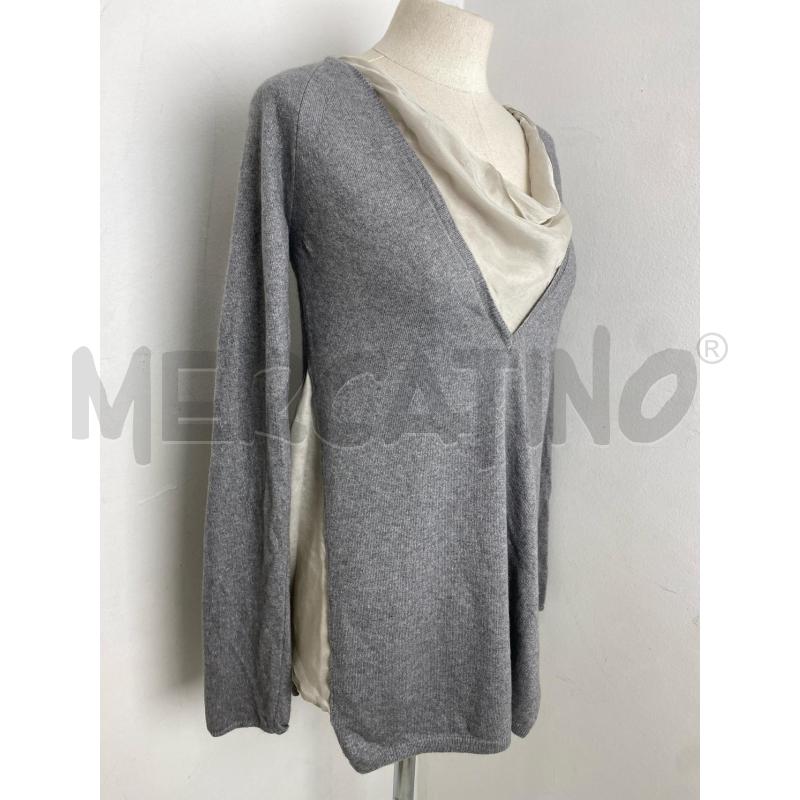 MAGLIA DONNA DONDUP GRIGIO | Mercatino dell'Usato Torino c.so traiano 5
