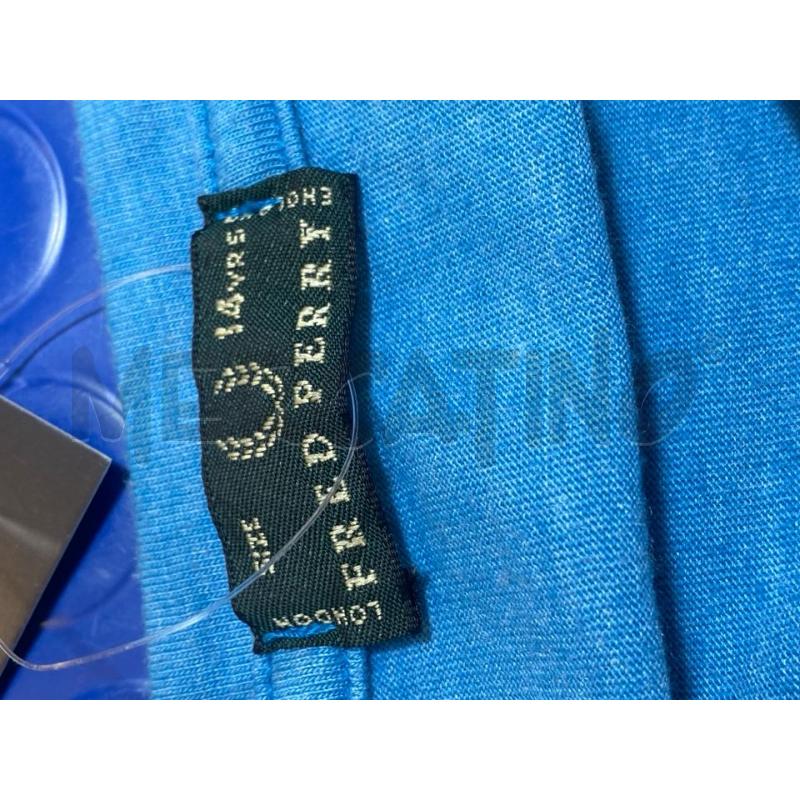 MAGLIA DONNA FRED PERRY AZZURRA | Mercatino dell'Usato Torino c.so traiano 4