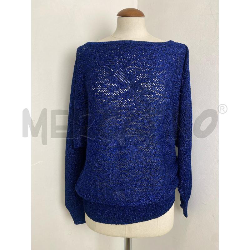MAGLIA DONNA GIANNI VERSACE BLU | Mercatino dell'Usato Torino c.so traiano 1