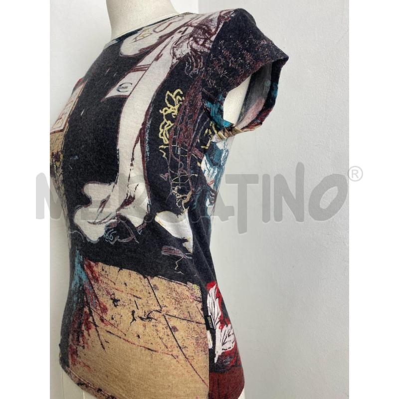 MAGLIA DONNA JUST CAVALLI MISTO LANA GRIGIO SCURO | Mercatino dell'Usato Torino c.so traiano 3