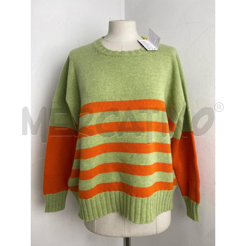 MAGLIA DONNA MARCHE LANECARDATE VERDE ARANC  | Mercatino dell'Usato Torino c.so traiano 1