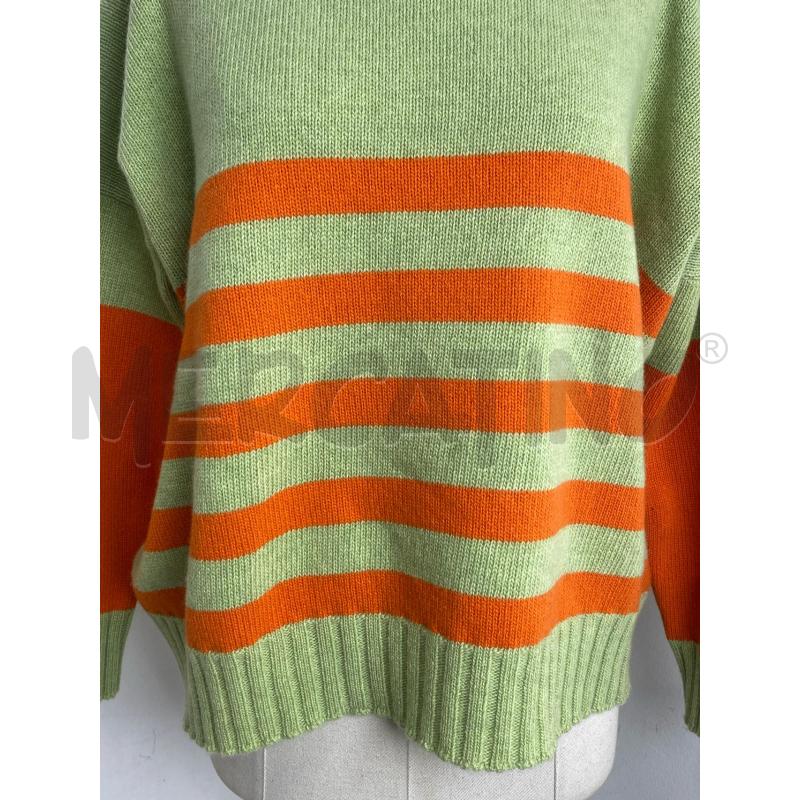 MAGLIA DONNA MARCHE LANECARDATE VERDE ARANC  | Mercatino dell'Usato Torino c.so traiano 2