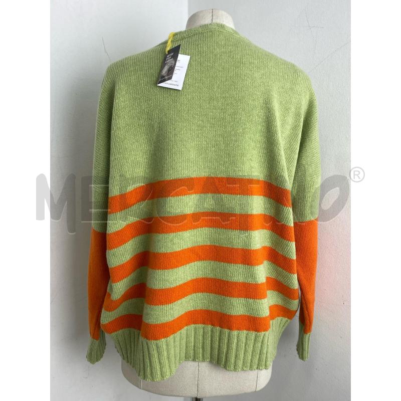 MAGLIA DONNA MARCHE LANECARDATE VERDE ARANC  | Mercatino dell'Usato Torino c.so traiano 4