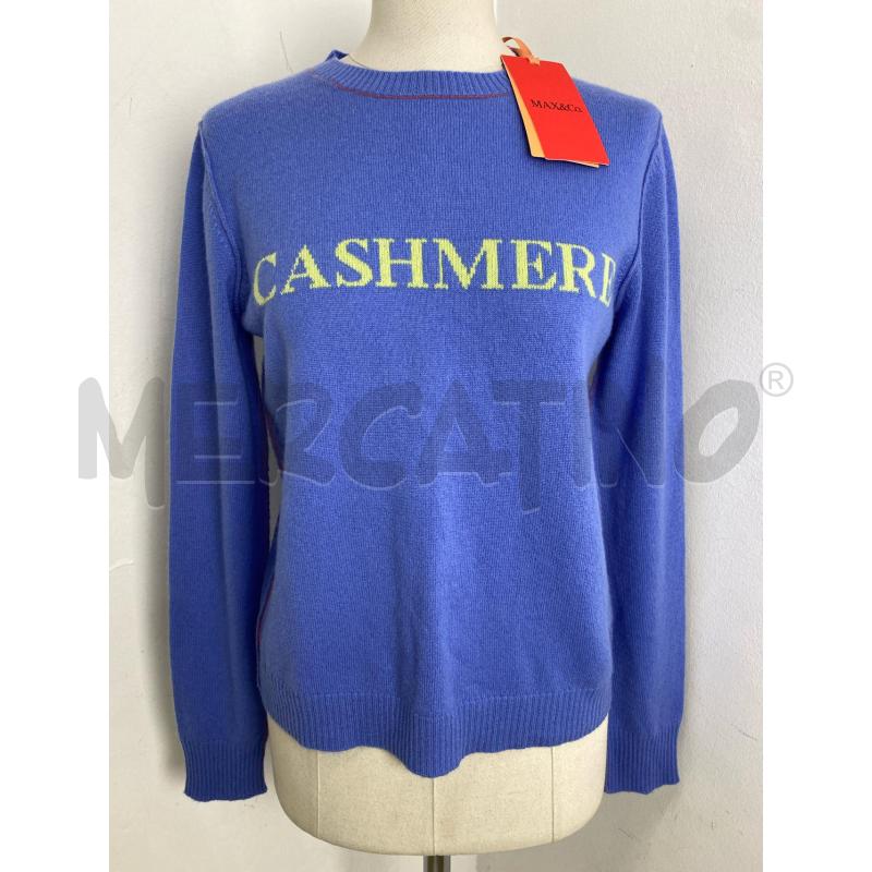 MAGLIA DONNA MAX&CO AZZUR CASHMERE  | Mercatino dell'Usato Torino c.so traiano 1