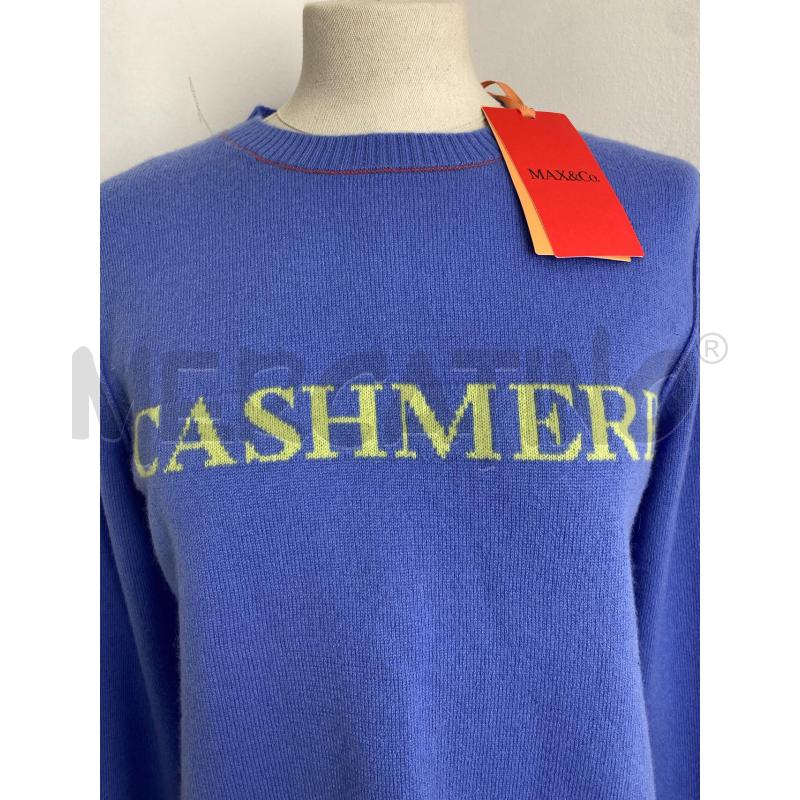 MAGLIA DONNA MAX&CO AZZUR CASHMERE  | Mercatino dell'Usato Torino c.so traiano 4