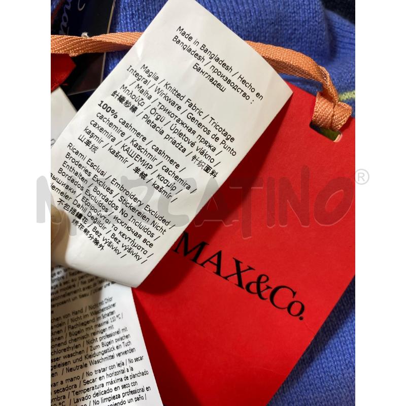 MAGLIA DONNA MAX&CO AZZUR CASHMERE  | Mercatino dell'Usato Torino c.so traiano 5