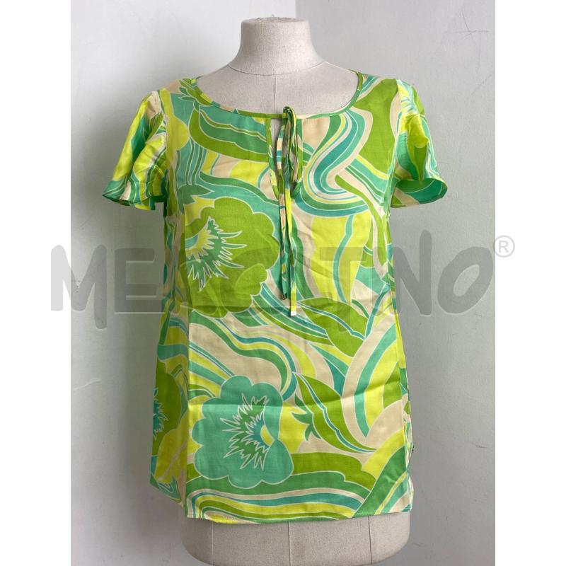 MAGLIA DONNA PENNYBLACK VERDE E GIALLA | Mercatino dell'Usato Torino c.so traiano 1
