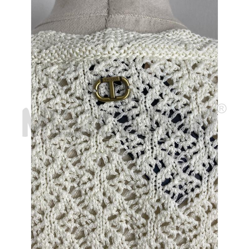 MAGLIA DONNA TWINSET BIANCA | Mercatino dell'Usato Torino c.so traiano 4