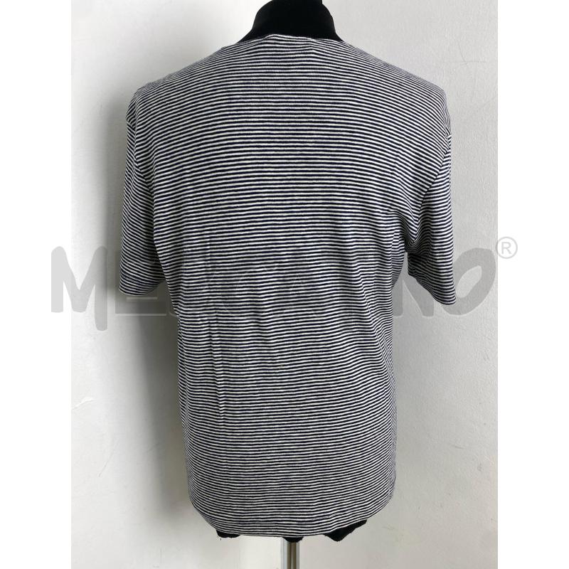 MAGLIA UOMO FRED PERRY RIGHE BIANCHE E BLU | Mercatino dell'Usato Torino c.so traiano 3