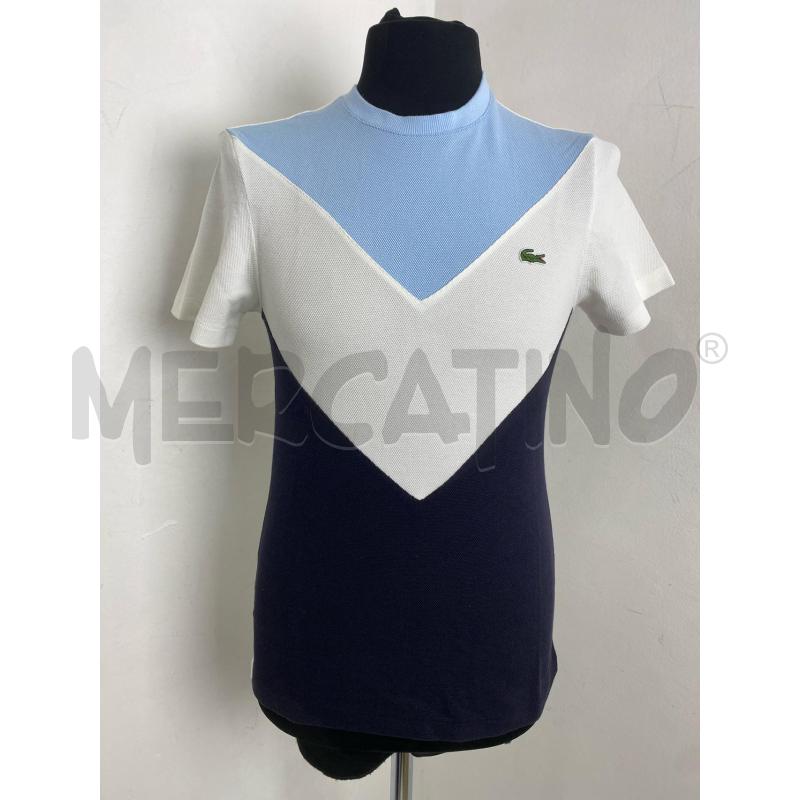 MAGLIETTA UOMO LACOSTE AZZUR BIANC NAVY | Mercatino dell'Usato Torino c.so traiano 1