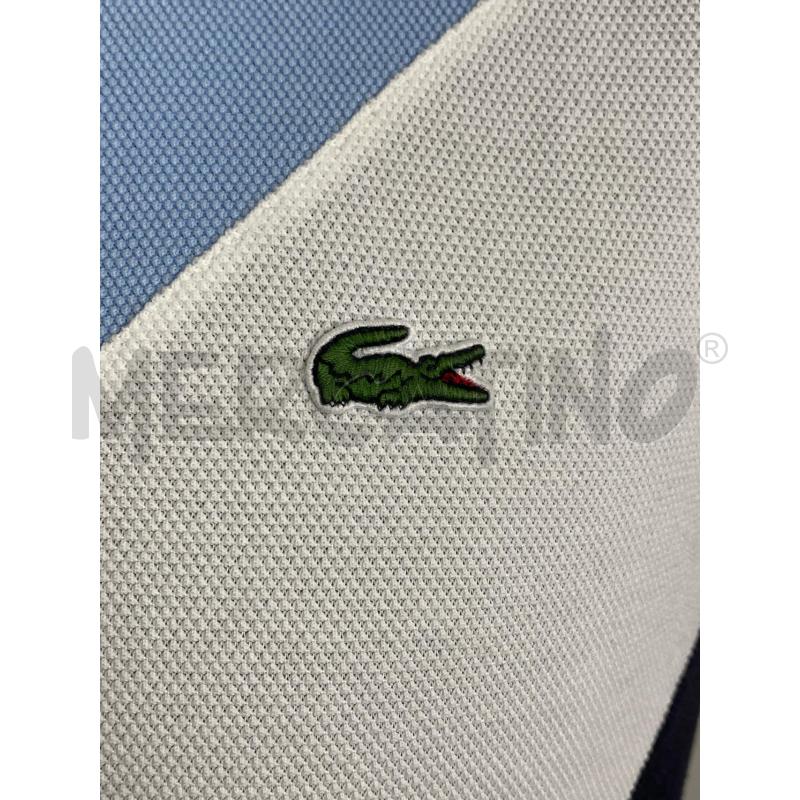 MAGLIETTA UOMO LACOSTE AZZUR BIANC NAVY | Mercatino dell'Usato Torino c.so traiano 5
