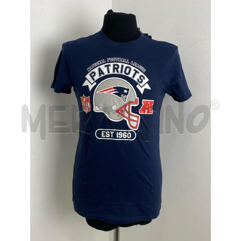 MAGLIETTA UOMO NFL PATRIOTS FOOTBAL BLU  | Mercatino dell'Usato Torino c.so traiano 1