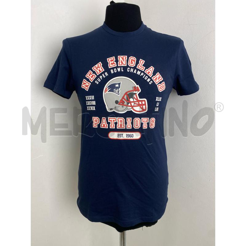 MAGLIETTA UOMO NFL TEAN NEW ENGLAND BLU  | Mercatino dell'Usato Torino c.so traiano 1