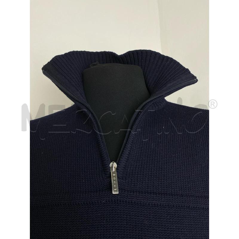MAGLIONE UOMO BOGGI LANA BLU | Mercatino dell'Usato Torino c.so traiano 2