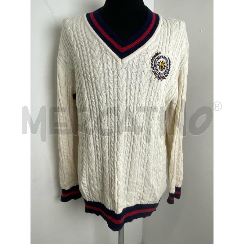 MAGLIONE UOMO GUESS BIANC  | Mercatino dell'Usato Torino c.so traiano 1