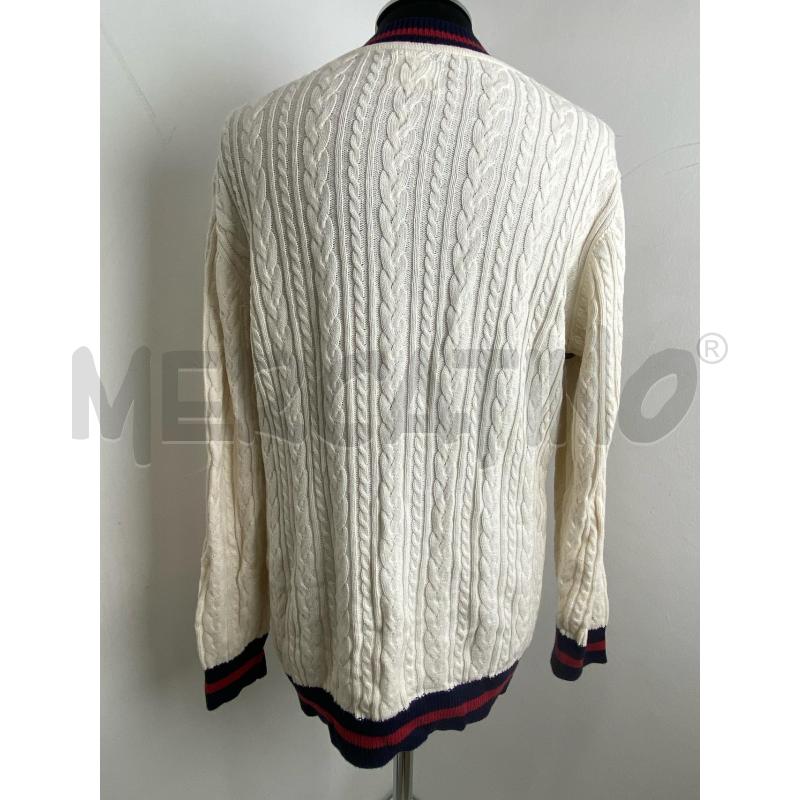 MAGLIONE UOMO GUESS BIANC  | Mercatino dell'Usato Torino c.so traiano 2