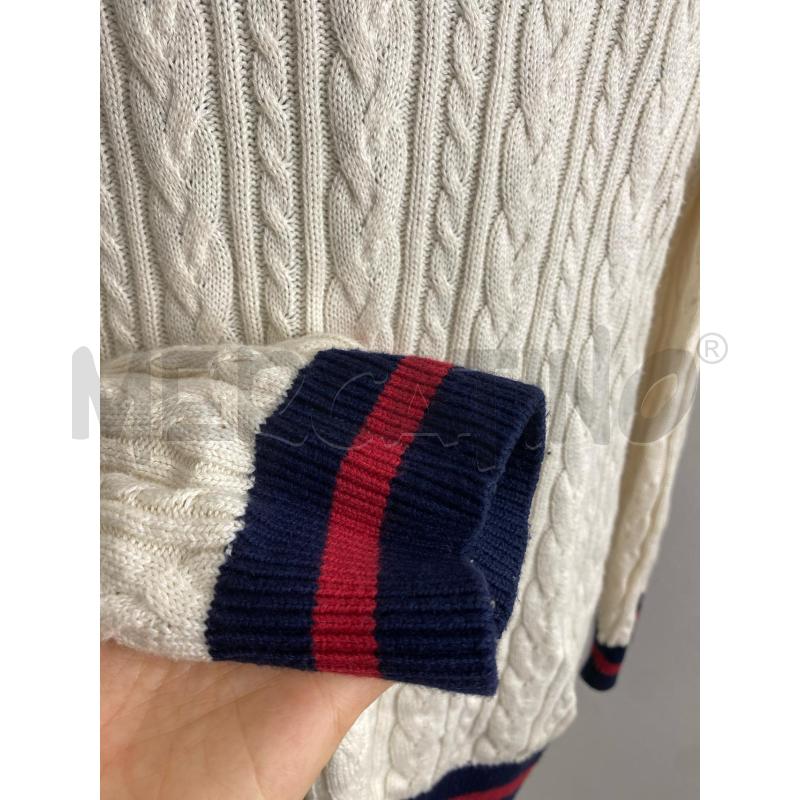 MAGLIONE UOMO GUESS BIANC  | Mercatino dell'Usato Torino c.so traiano 4