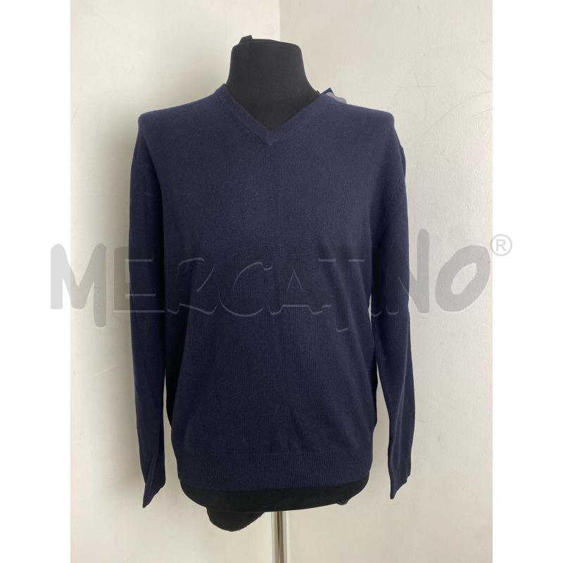 MAGLIONE UOMO MCKENZY LANA BLU | Mercatino dell'Usato Torino c.so traiano 1