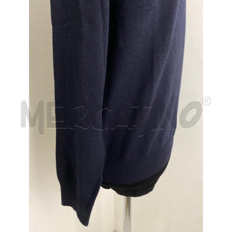 MAGLIONE UOMO MCKENZY LANA BLU | Mercatino dell'Usato Torino c.so traiano 4