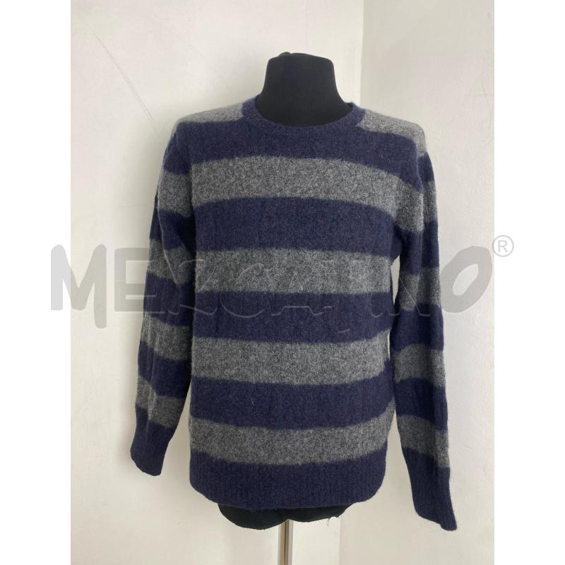 MAGLIONE UOMO PAUL TAYLOR GRIGIO E BLU | Mercatino dell'Usato Torino c.so traiano 1