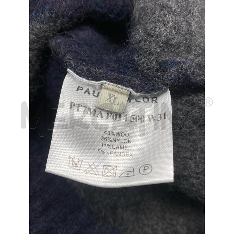 MAGLIONE UOMO PAUL TAYLOR GRIGIO E BLU | Mercatino dell'Usato Torino c.so traiano 5