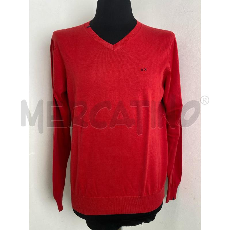 MAGLIONE UOMO SUN68 ROSSO | Mercatino dell'Usato Torino c.so traiano 1