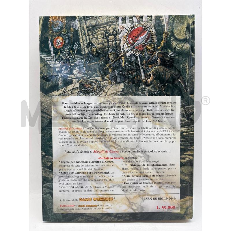 MARTELLI DA GUERRA GIOCO DI RUOLO GAMES WORKSHOP | Mercatino dell'Usato Torino c.so traiano 3