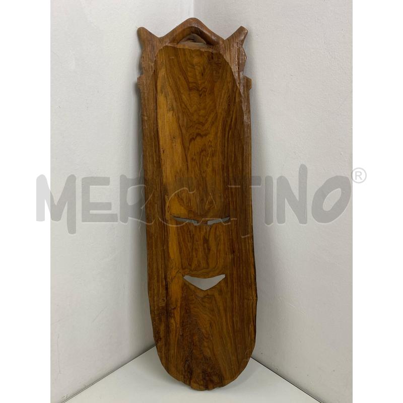 MASCHERA LEGNO INTARSIATA A MANO | Mercatino dell'Usato Torino c.so traiano 5