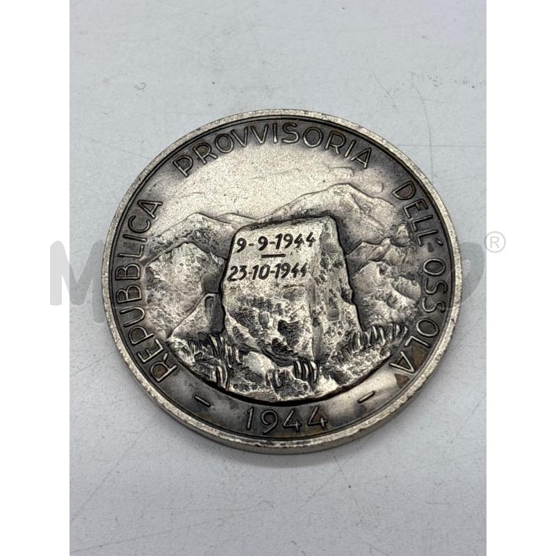 MEDAGLIA REPUBLICA DELL'OSSOLA | Mercatino dell'Usato Torino c.so traiano 2
