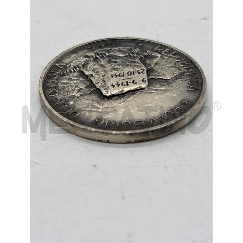 MEDAGLIA REPUBLICA DELL'OSSOLA | Mercatino dell'Usato Torino c.so traiano 4