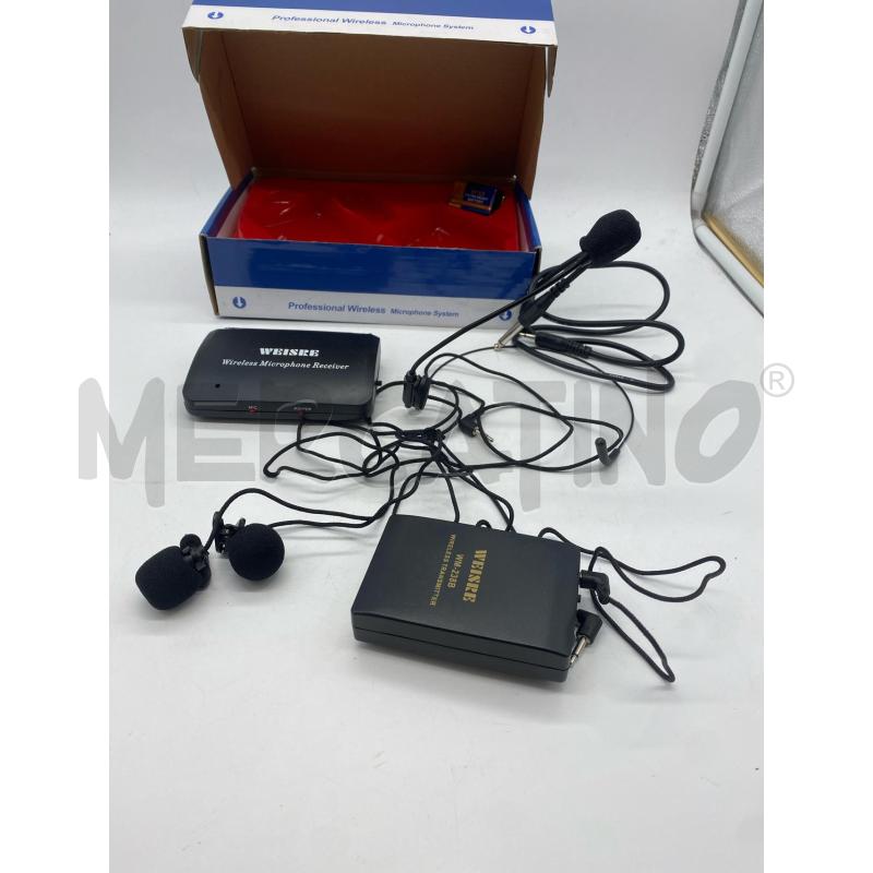 MICROFONO WIRELESS WEISRE | Mercatino dell'Usato Torino c.so traiano 1