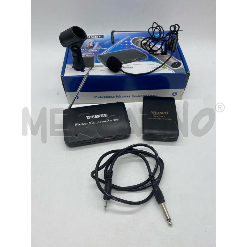 MICROFONO WIRELESS WEISRE | Mercatino dell'Usato Torino c.so traiano 1