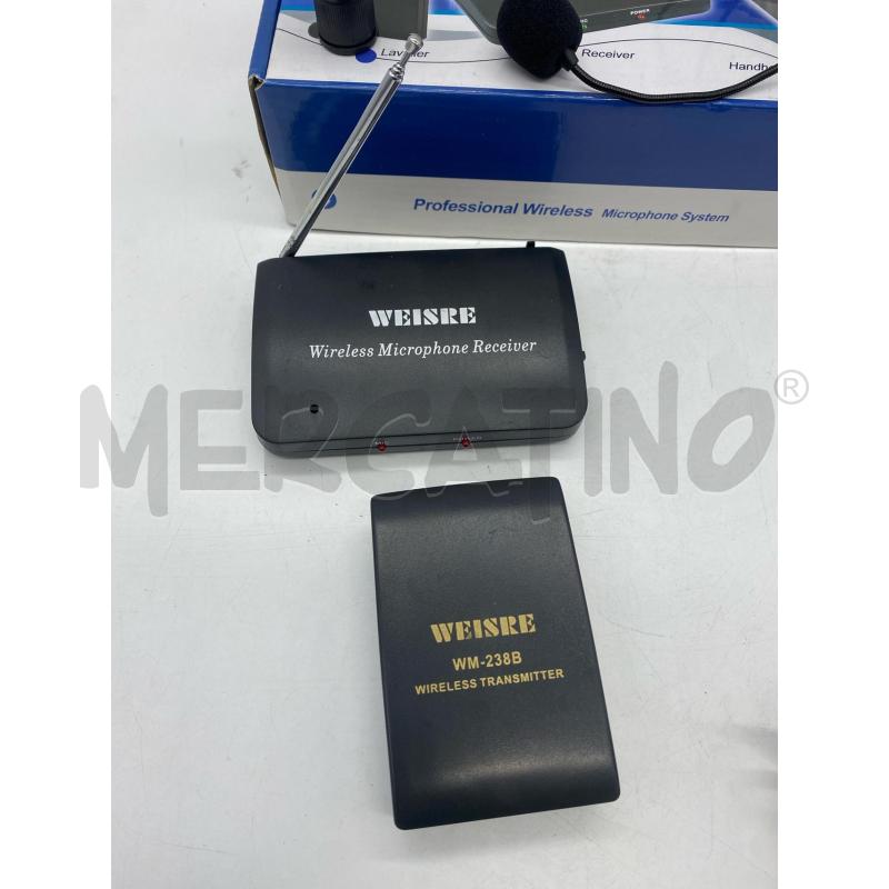 MICROFONO WIRELESS WEISRE | Mercatino dell'Usato Torino c.so traiano 2