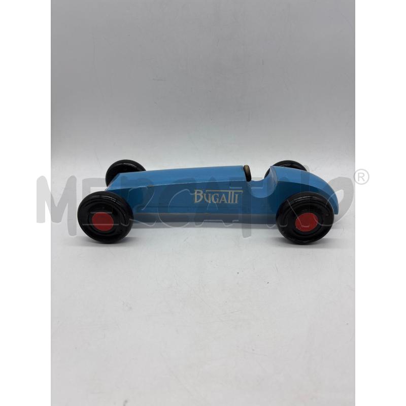 MODELLINO AUTO LEGNO BUGATTI | Mercatino dell'Usato Torino c.so traiano 2