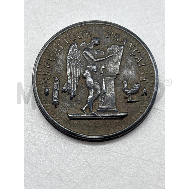 MONETA / MEDAGLIA 20 FRANCS MATERIALE COMPOSITO | Mercatino dell'Usato Torino c.so traiano 1