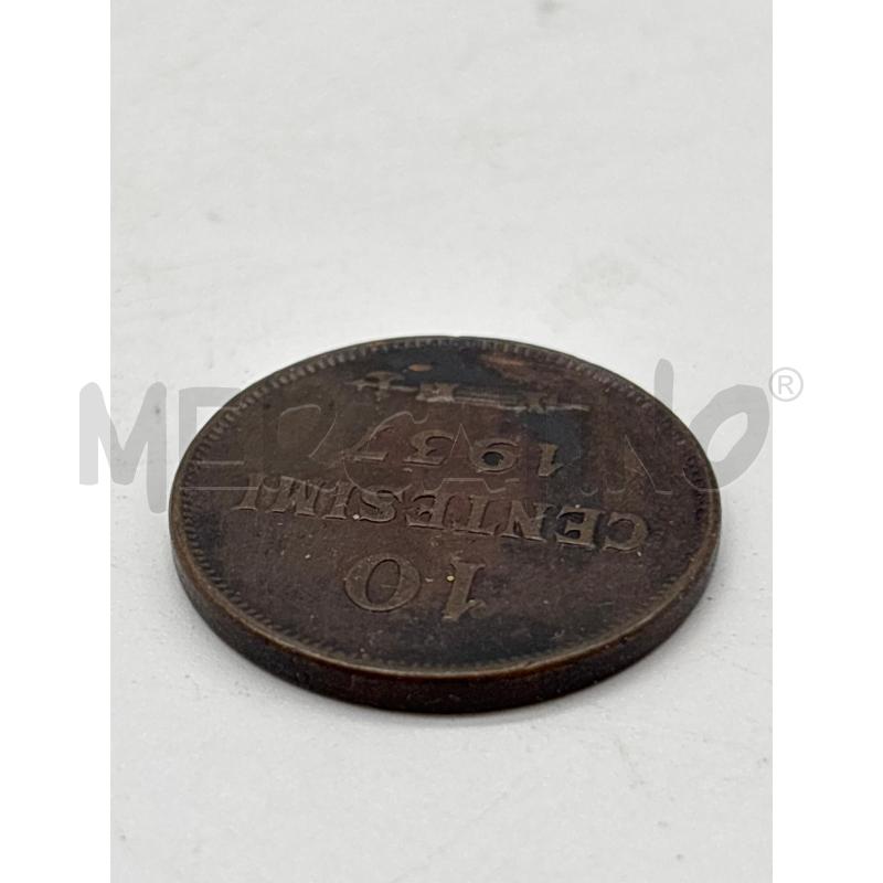MONETA 10 CENTESIMI 1937 SAN MARINO | Mercatino dell'Usato Torino c.so traiano 4