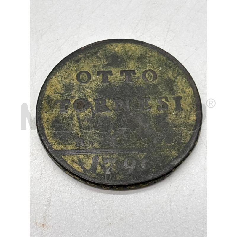 MONETA 8 TORNESI 1796 | Mercatino dell'Usato Torino c.so traiano 1