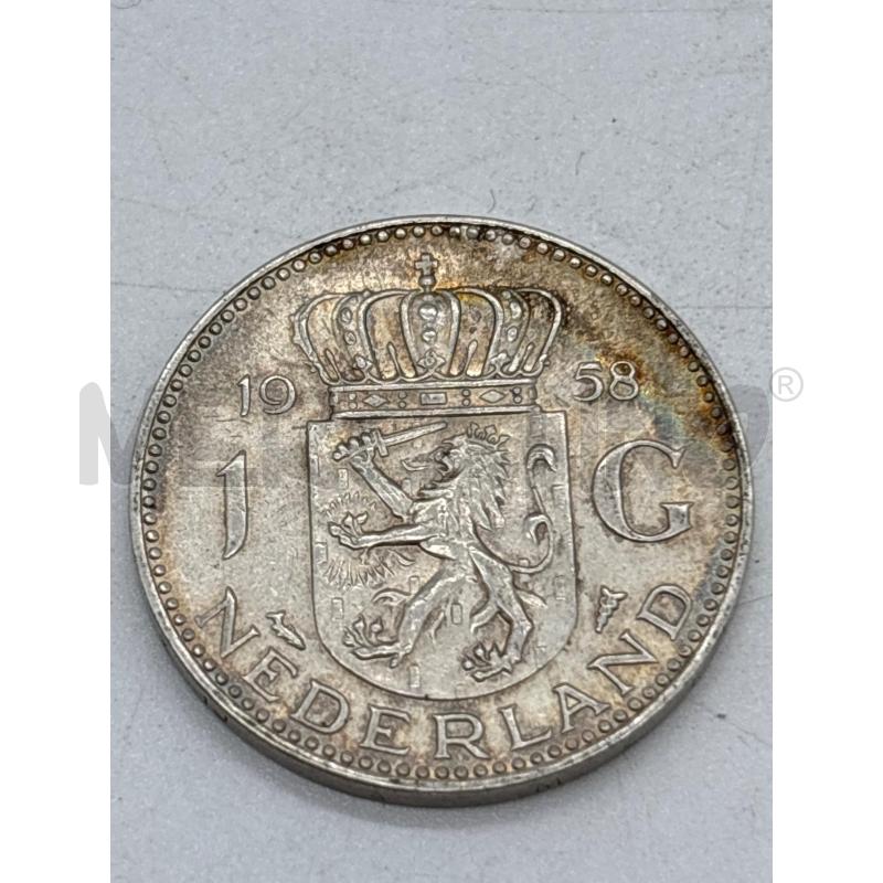 MONETA AG 1 G 1958 NEDERLAND | Mercatino dell'Usato Torino c.so traiano 2