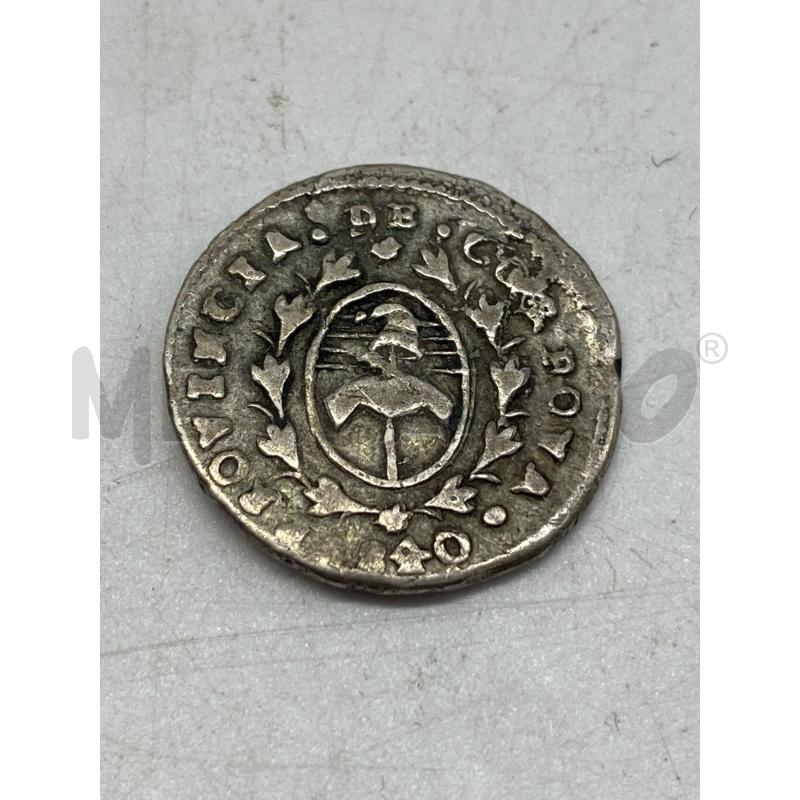 MONETA AG 1 REAL ARGENTINA 1840 | Mercatino dell'Usato Torino c.so traiano 2