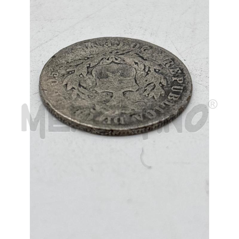 MONETA AG 20 CENTAVOS CHILE 1881 | Mercatino dell'Usato Torino c.so traiano 4