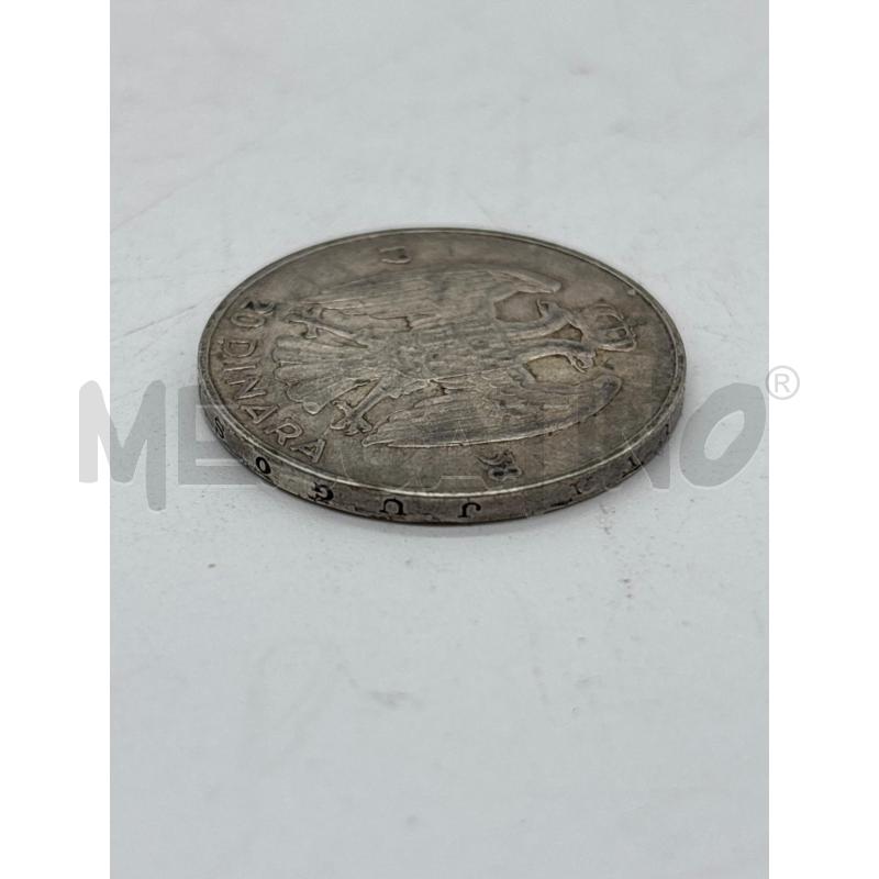 MONETA AG 20 DINARA 1938 | Mercatino dell'Usato Torino c.so traiano 3
