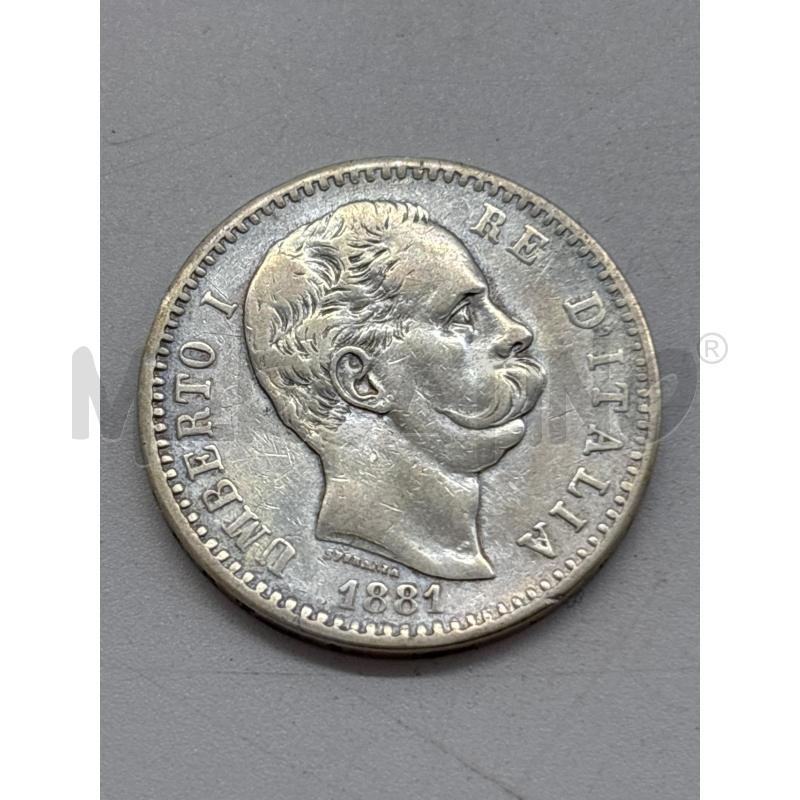 MONETA AG 2 LIRE 1881 | Mercatino dell'Usato Torino c.so traiano 1